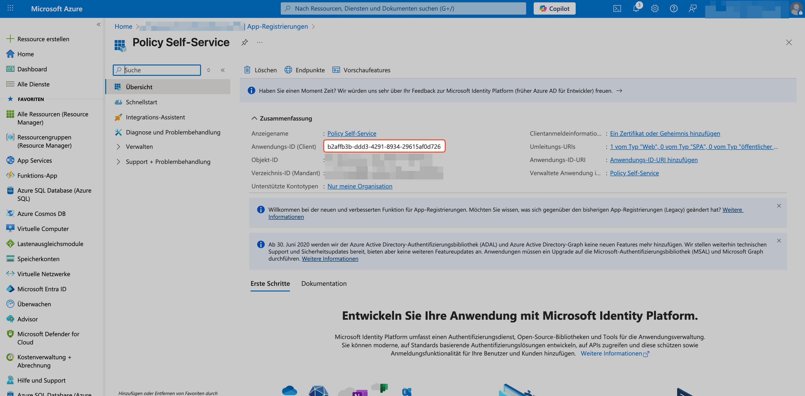 Erstelle Registration 2